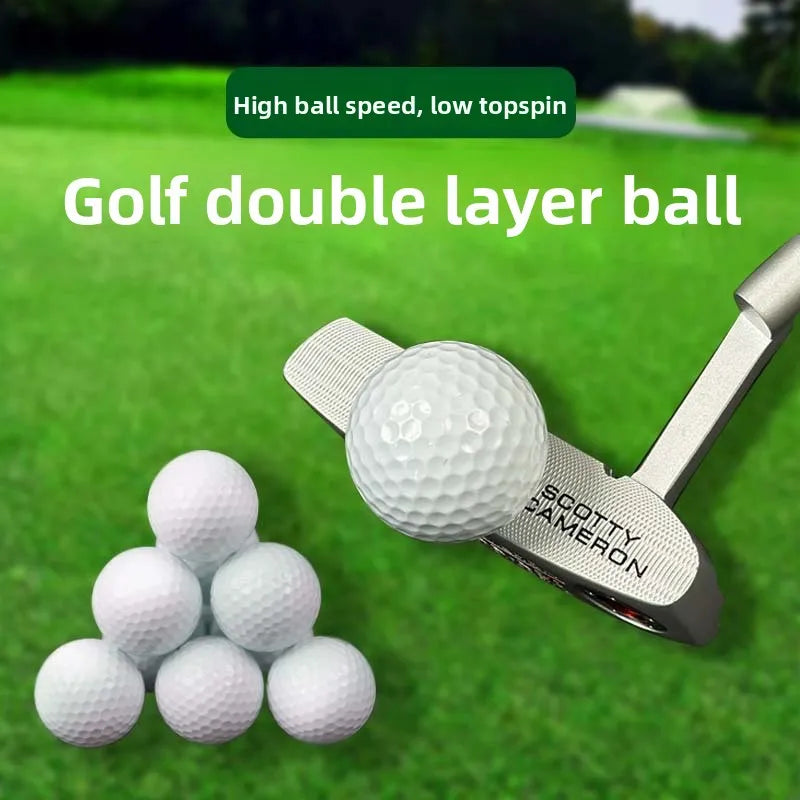 High quality 10/20Pcs Golf Balls Driving Range Double-layer Match Ball Colored Durable Golf Training Practice Ball for Match Use Peaceful Pleasures Health and Wellness