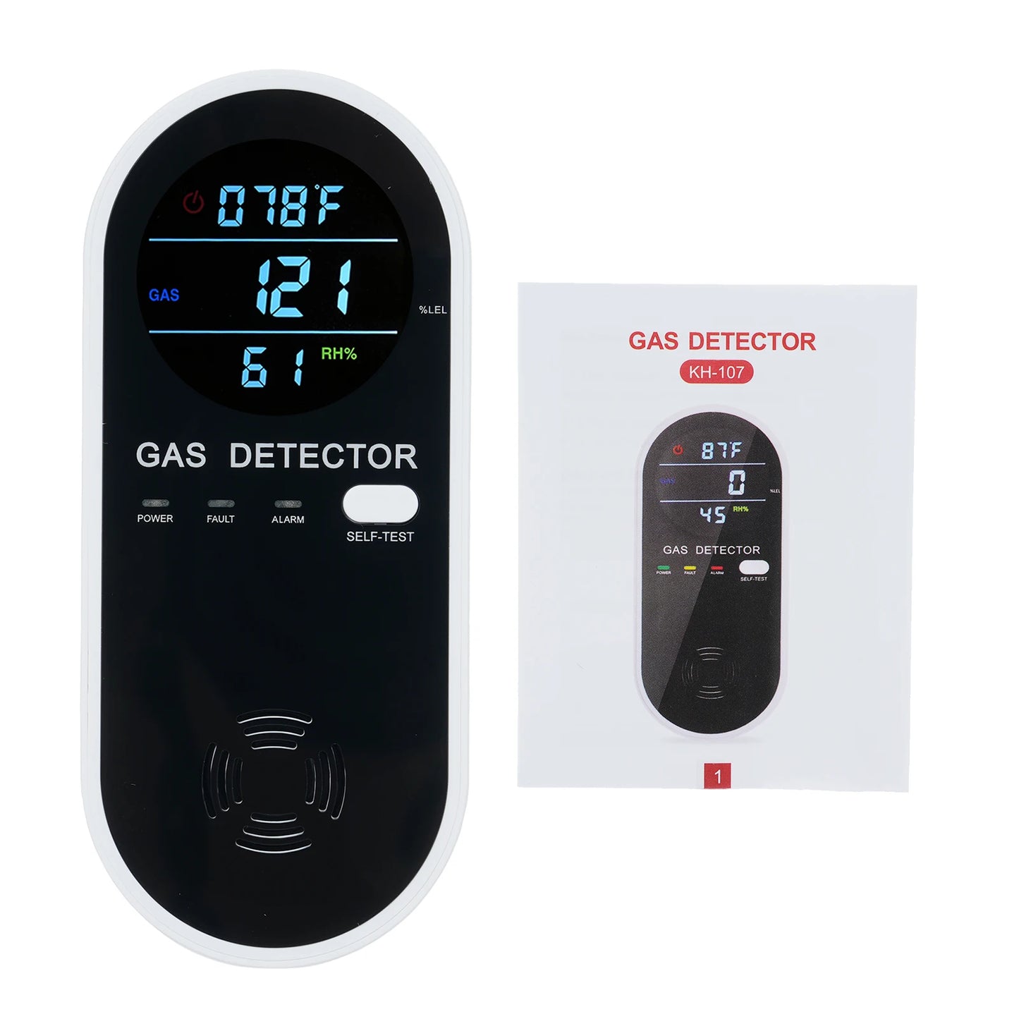Natural Gas Detector 3 in 1 Plug-in Propane Gas Detector for Home & RV Gas Leak Detector for LNG LPG Methane Peaceful Pleasures Health and Wellness Default Title