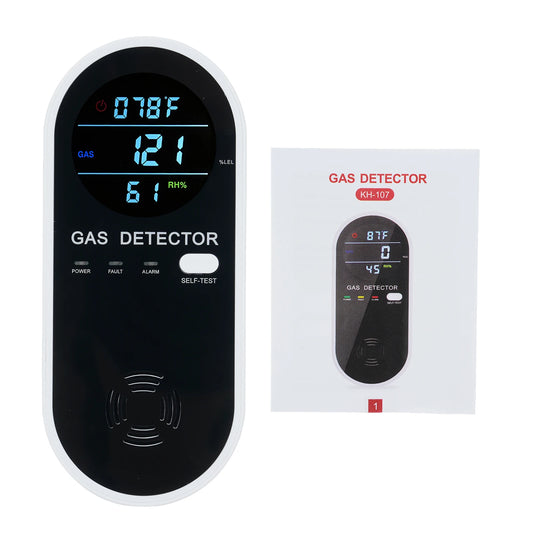 Natural Gas Detector 3 in 1 Plug-in Propane Gas Detector for Home & RV Gas Leak Detector for LNG LPG Methane Peaceful Pleasures Health and Wellness Default Title