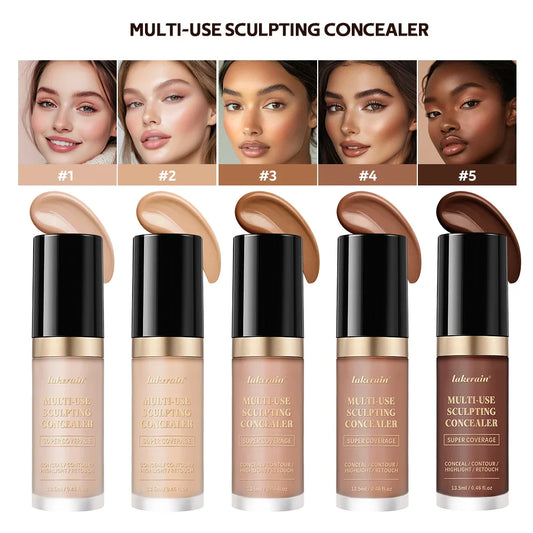 Lakerain Multi-Use Concealer – Contour, Highlight & Cover Cream Concealer Oasis Select