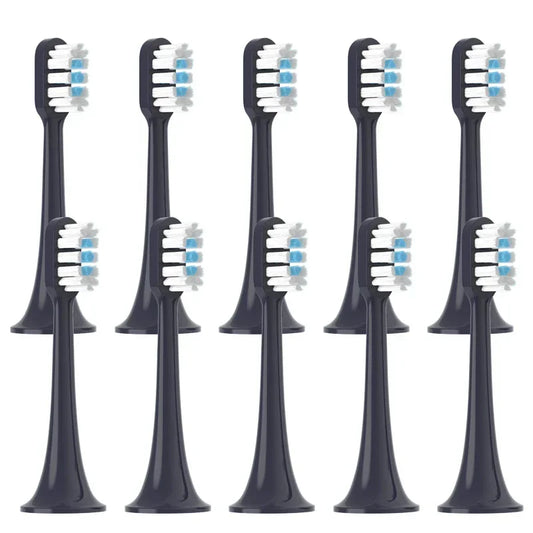 10-Pack Brush Heads for Xiaomi Mijia T302 Sonic Toothbrush Toothbrush Replacement Heads Peaceful Pleasures Health and Wellness