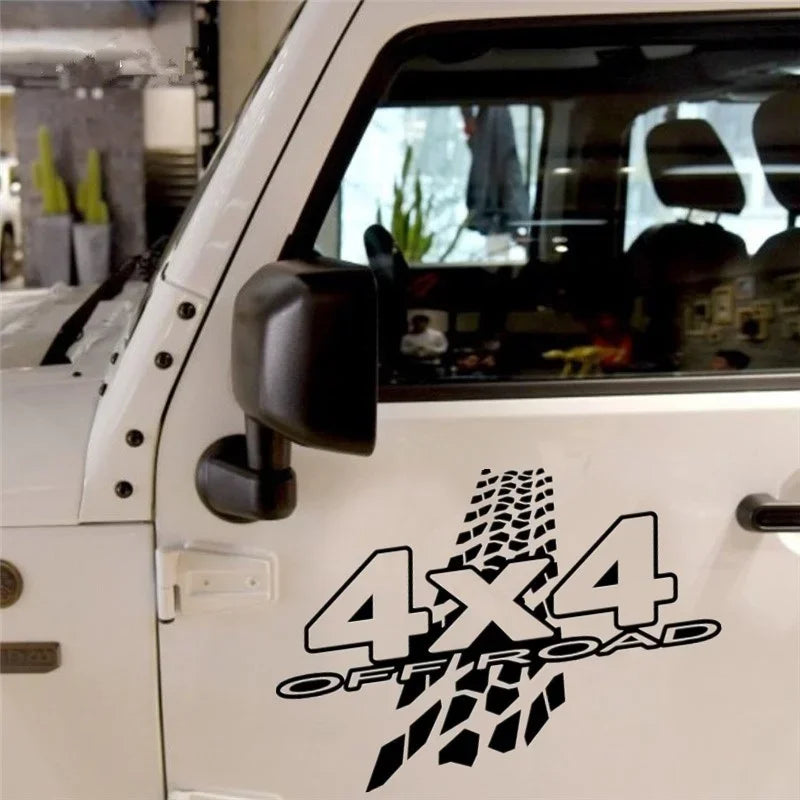 4x4 Off-Road Mud Funny Car Decal Sticker | PVC 20x13.6cm