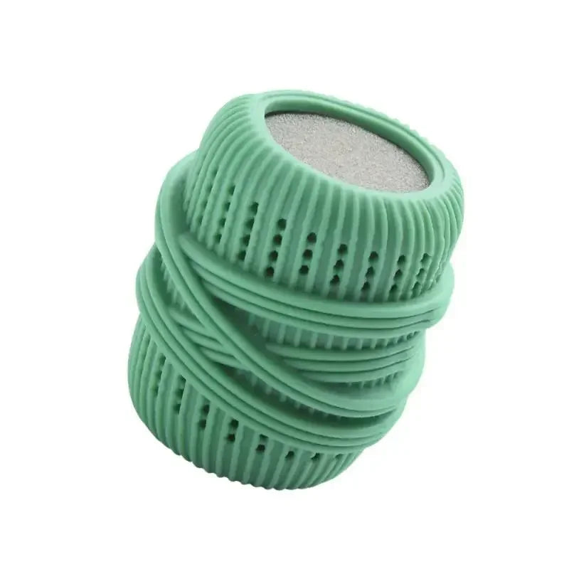 Silicone Laundry Ball Anti Entanglement Large Household Washing Machine Washing Ball TPE Clothing Washing and Cleaning Ball New Peaceful Pleasures Health and Wellness green