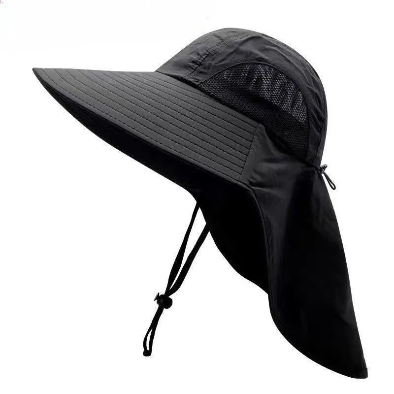 Waterproof Bucket Hat Wide Brim UV Sun Protection & Neck Cover
