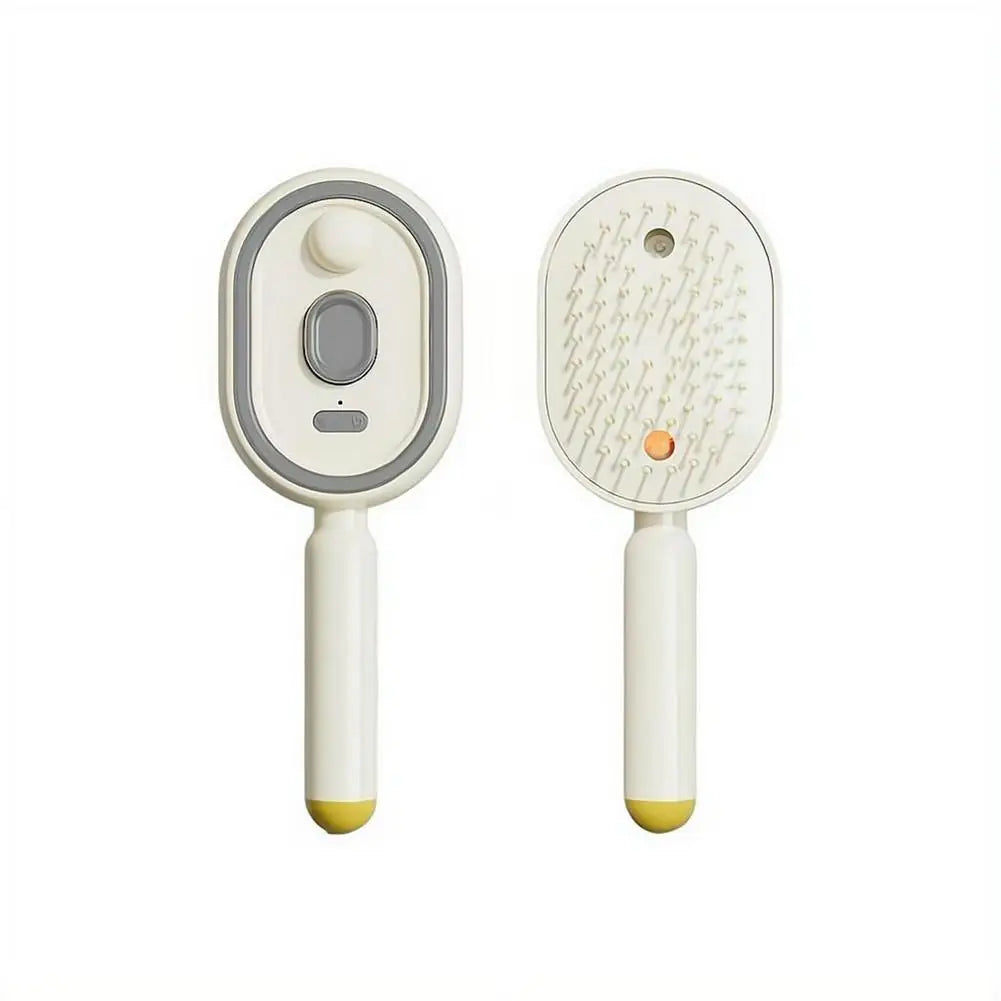 Electric Mist Spray Hair Comb – Rechargeable 2-in-1 Frizz Control