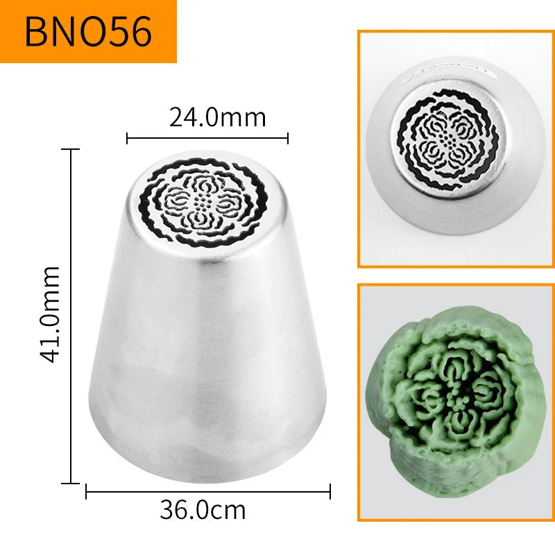 Russian Piping Nozzle Tips – Cake & Cupcake Decorating Set Cake Decorating Tips Peaceful Pleasures Health and Wellness style 1