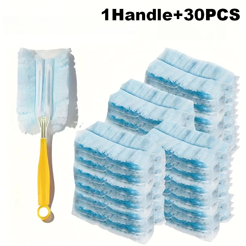 Disposable Electrostatic Microfiber Duster Refill Heads 10/30 Pack