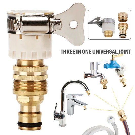 Universal Hose Tap Adapter 15–23mm | Garden Faucet Connector Hose Faucet Adapter Peaceful Pleasures Health and Wellness Default Title