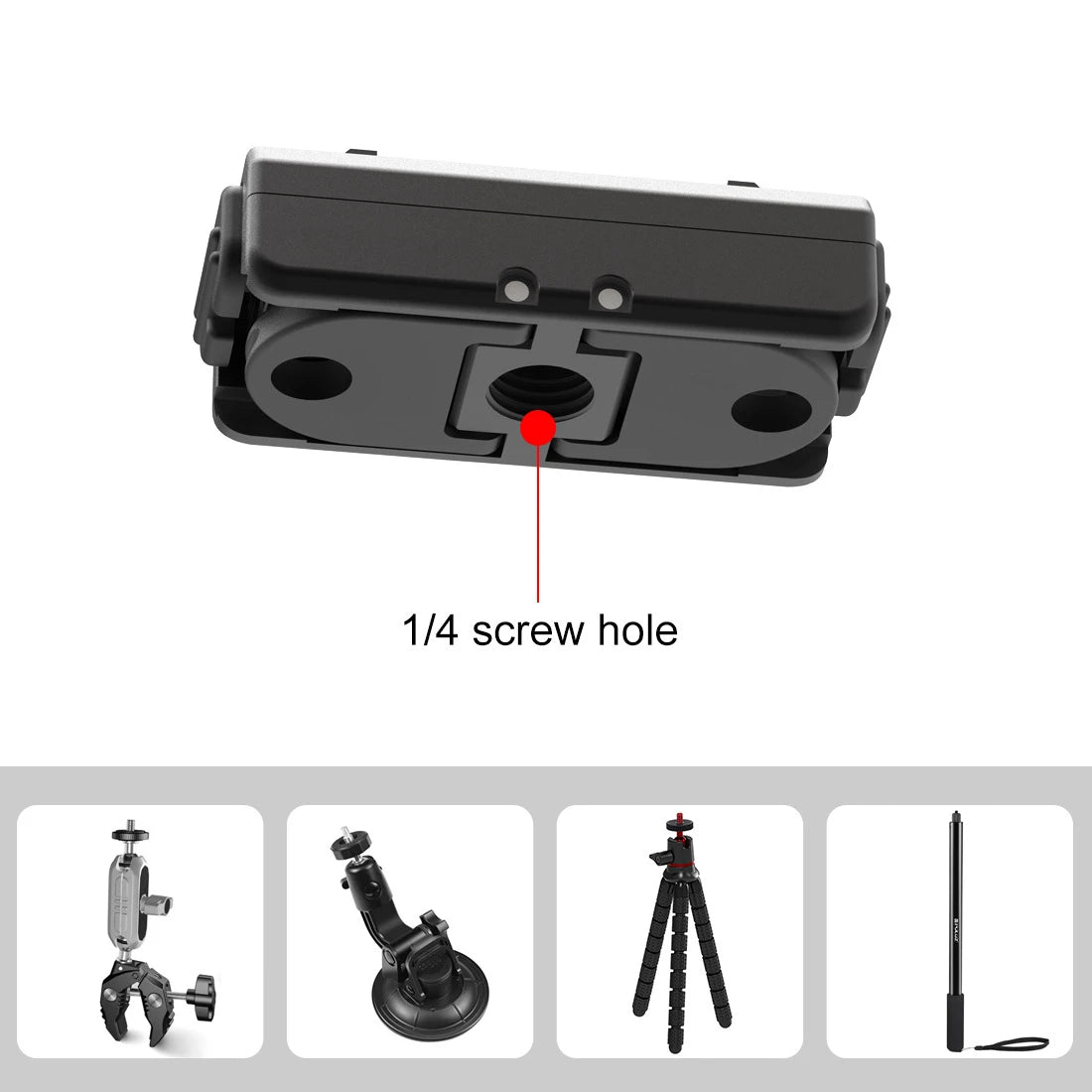 For Insta360 X4/Ace Pro/X3/ONE X2/Action4 Magnetic Quick Release Base Mount High-Quality Magnetic Quick Release Base Mount Peaceful Pleasures Health and Wellness