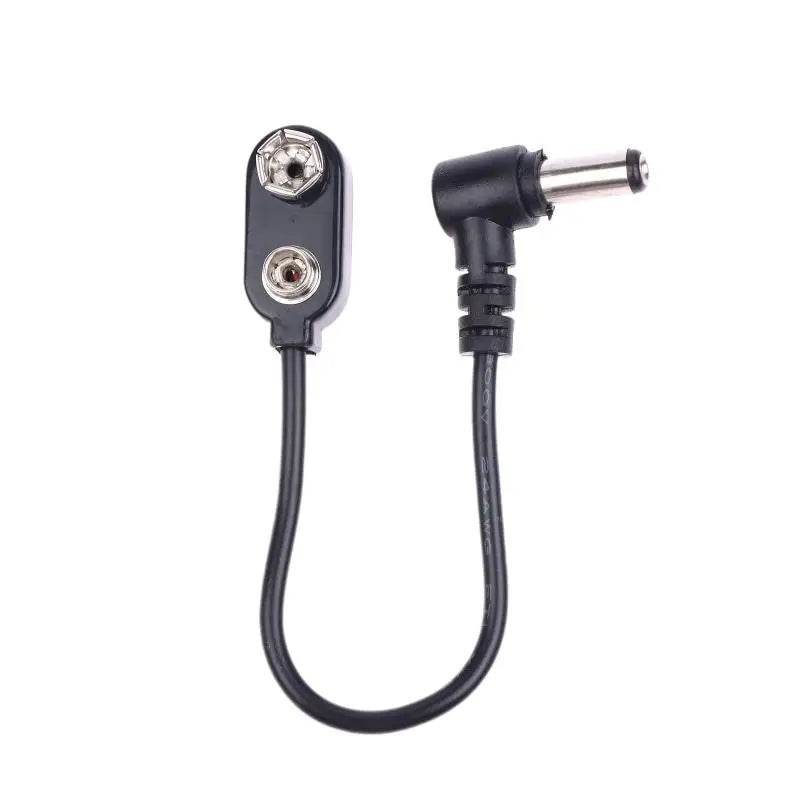 Effect Pedal 9V Battery Clip Converter Power Cable Snap Connector 15CM For Guitar Effect Pedal Battery Power Supply Adapter Peaceful Pleasures Health and Wellness