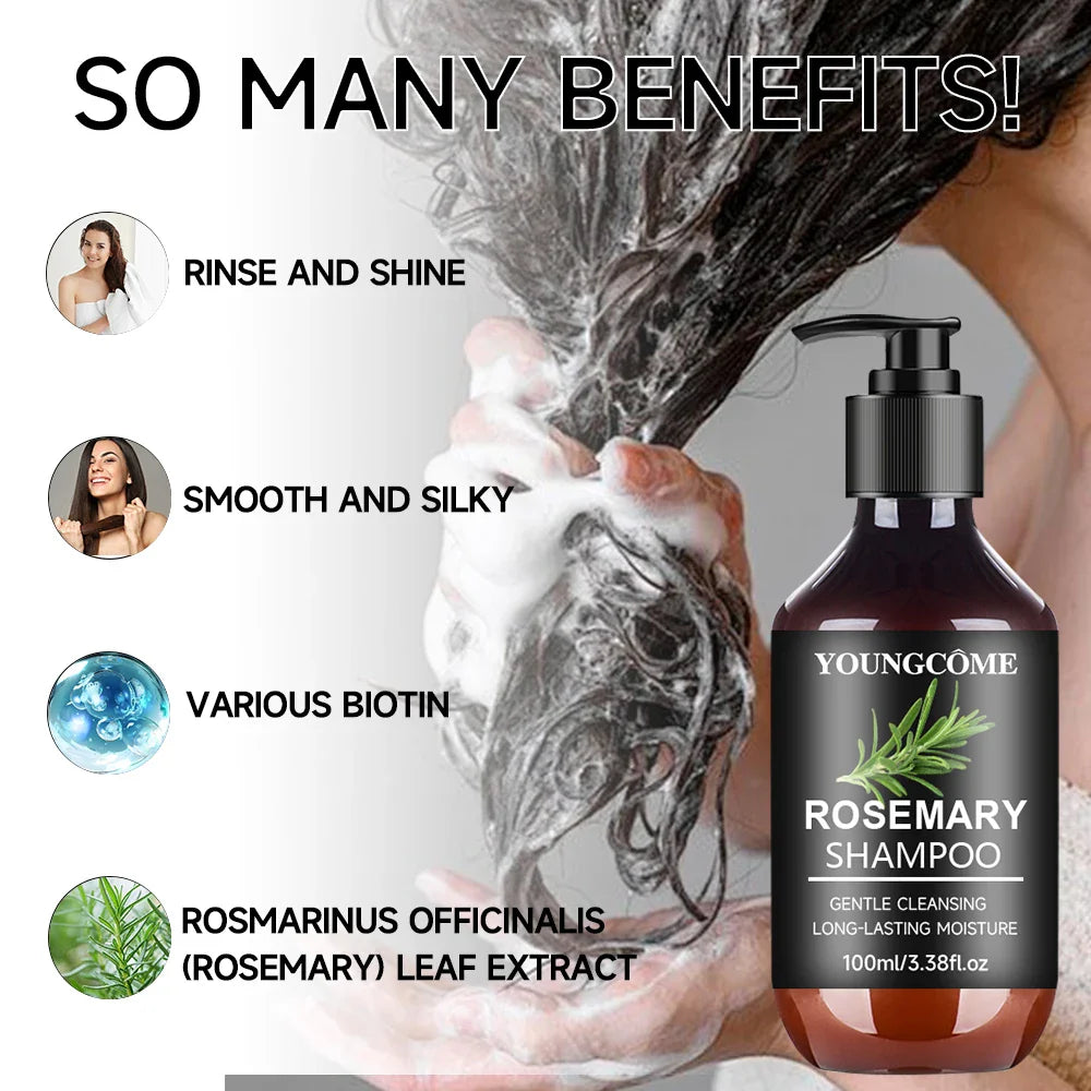 Rosemary 4-in-1 Hair Kit – Mask, Shampoo, Conditioner & Oil