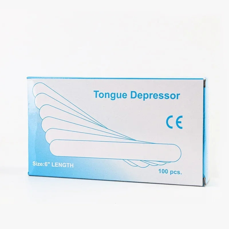 Depilation Tools Wholesale 100pcs/depilation Shaving Wax Stick Beauty Care Tools Pressure Tongue Stick Wax Stick Peaceful Pleasures Health and Wellness