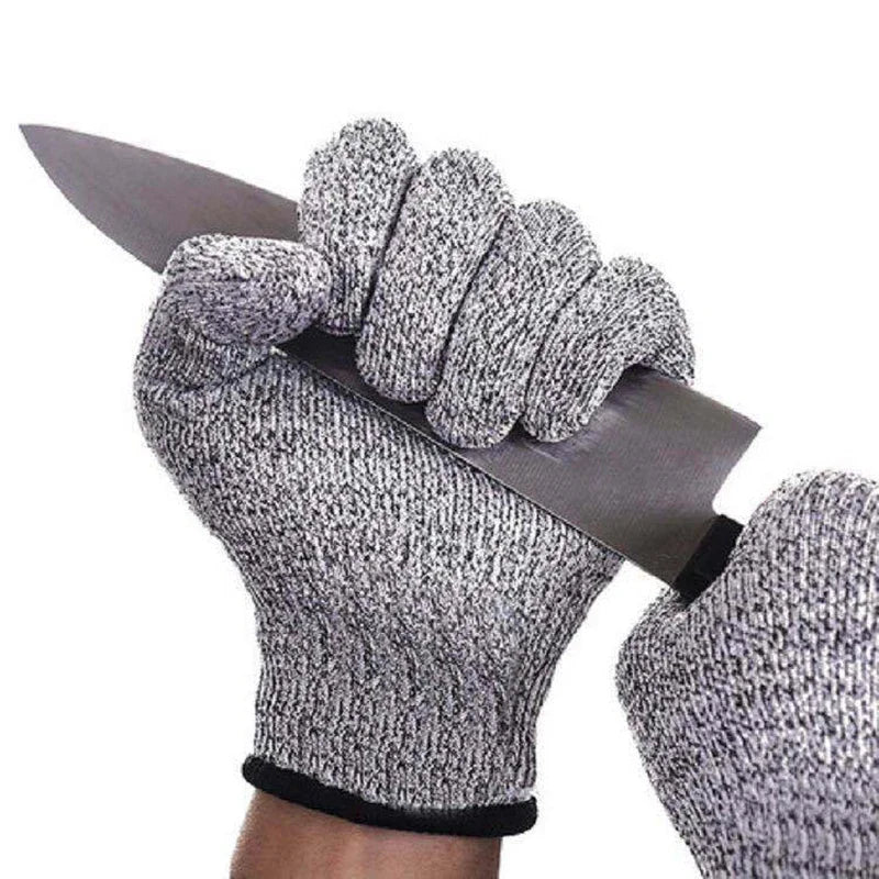 Level 5 Cut-Resistant Work Gloves – Anti-Slip HPPE Safety