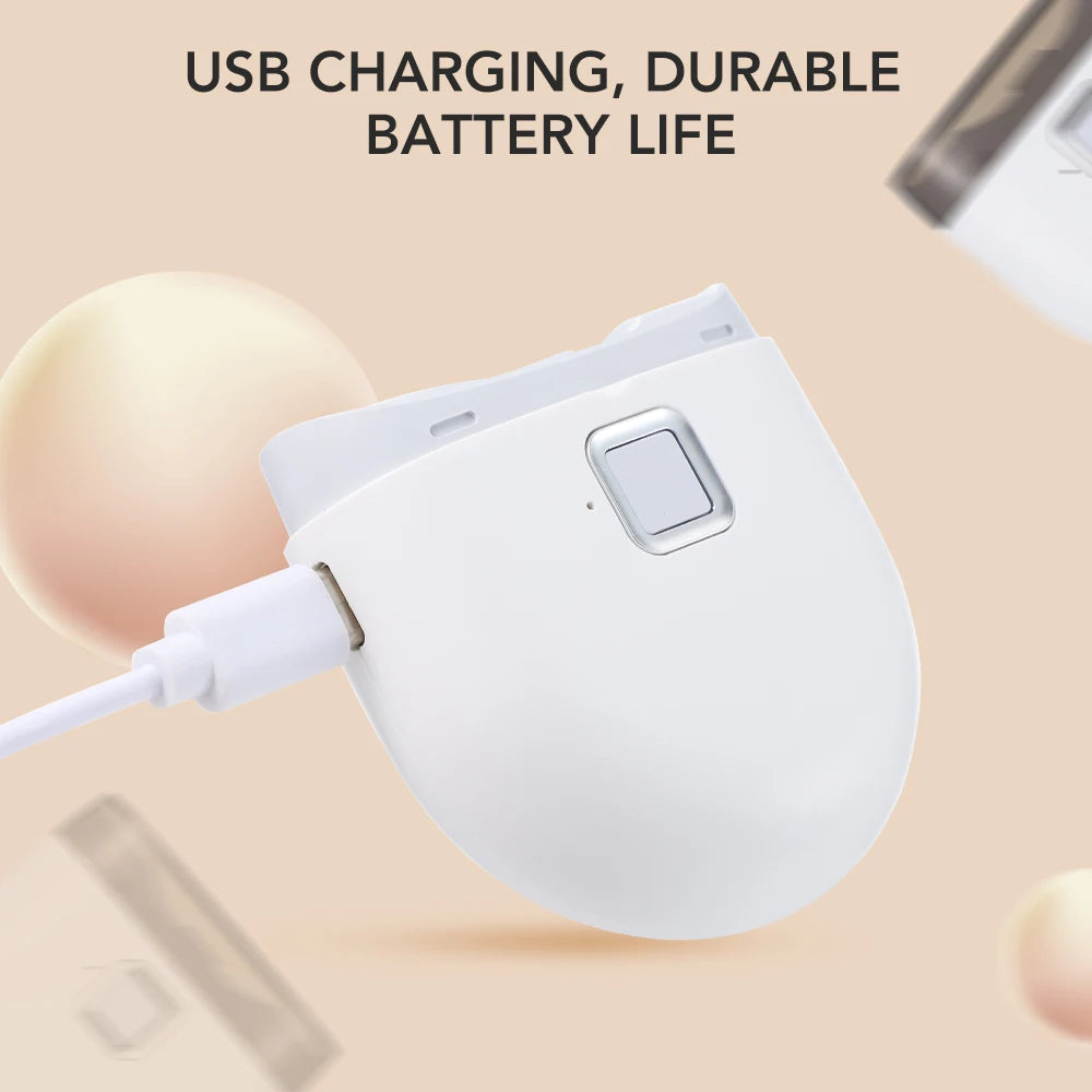 Electric Nail Clipper with LED Light | Rechargeable Trimmer