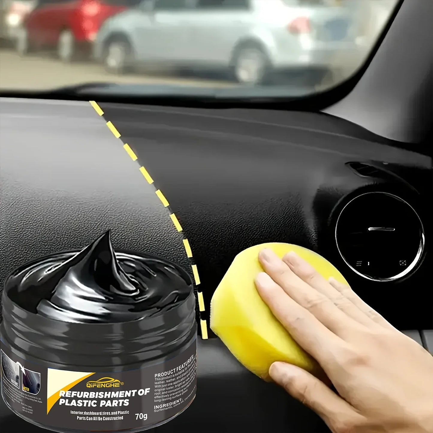 Car Plastic Restorer – Polishing Wax & Scratch Repair Cream