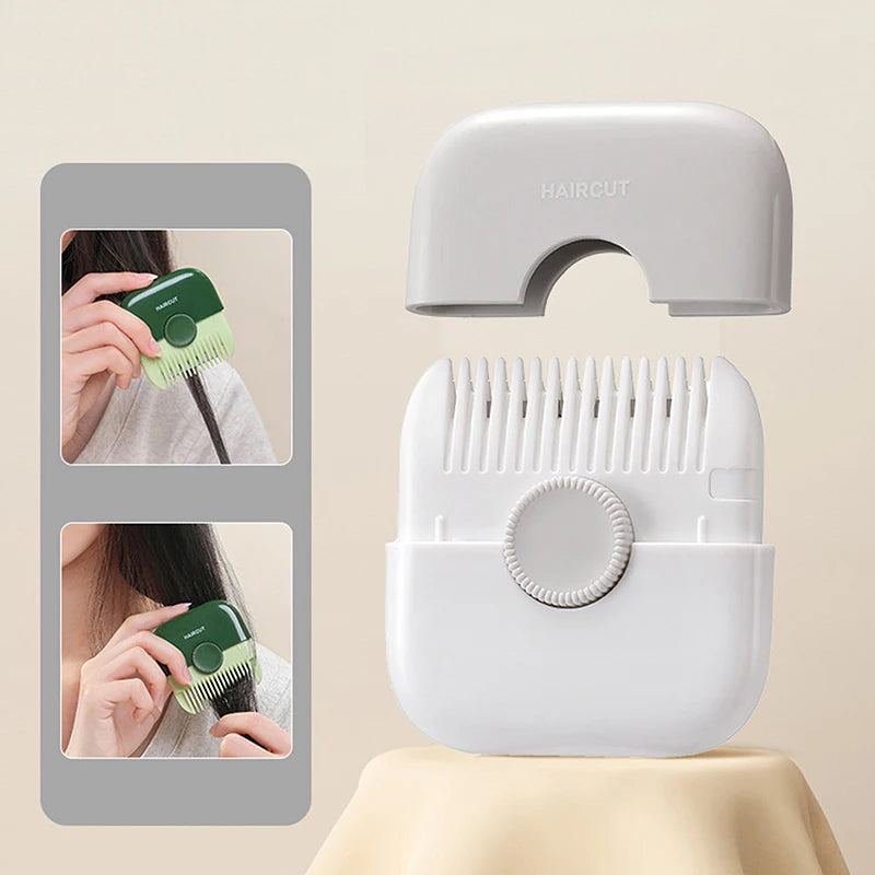 2-In-1 Hair Trimmer And Comb For All Hair Types Peaceful Pleasures Health and Wellness Gray