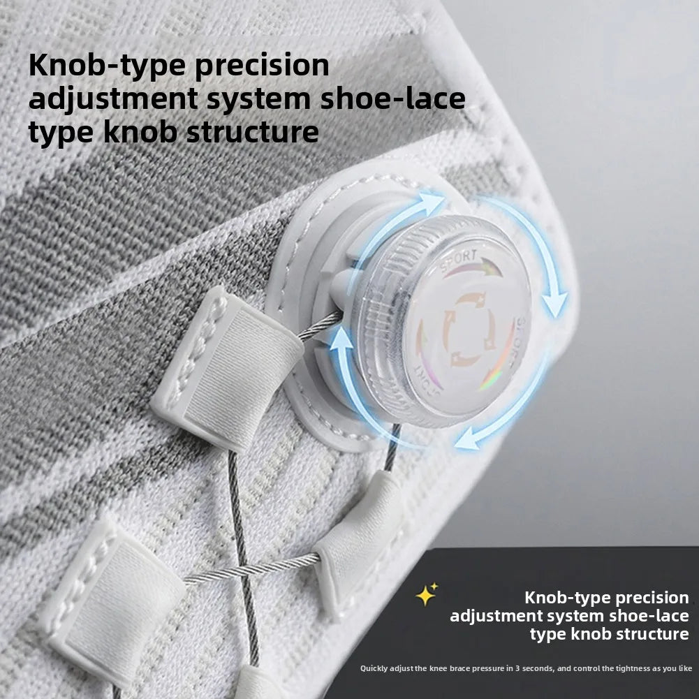 Knob-Style Knee Brace with Patella Gel Pad – Men & Women