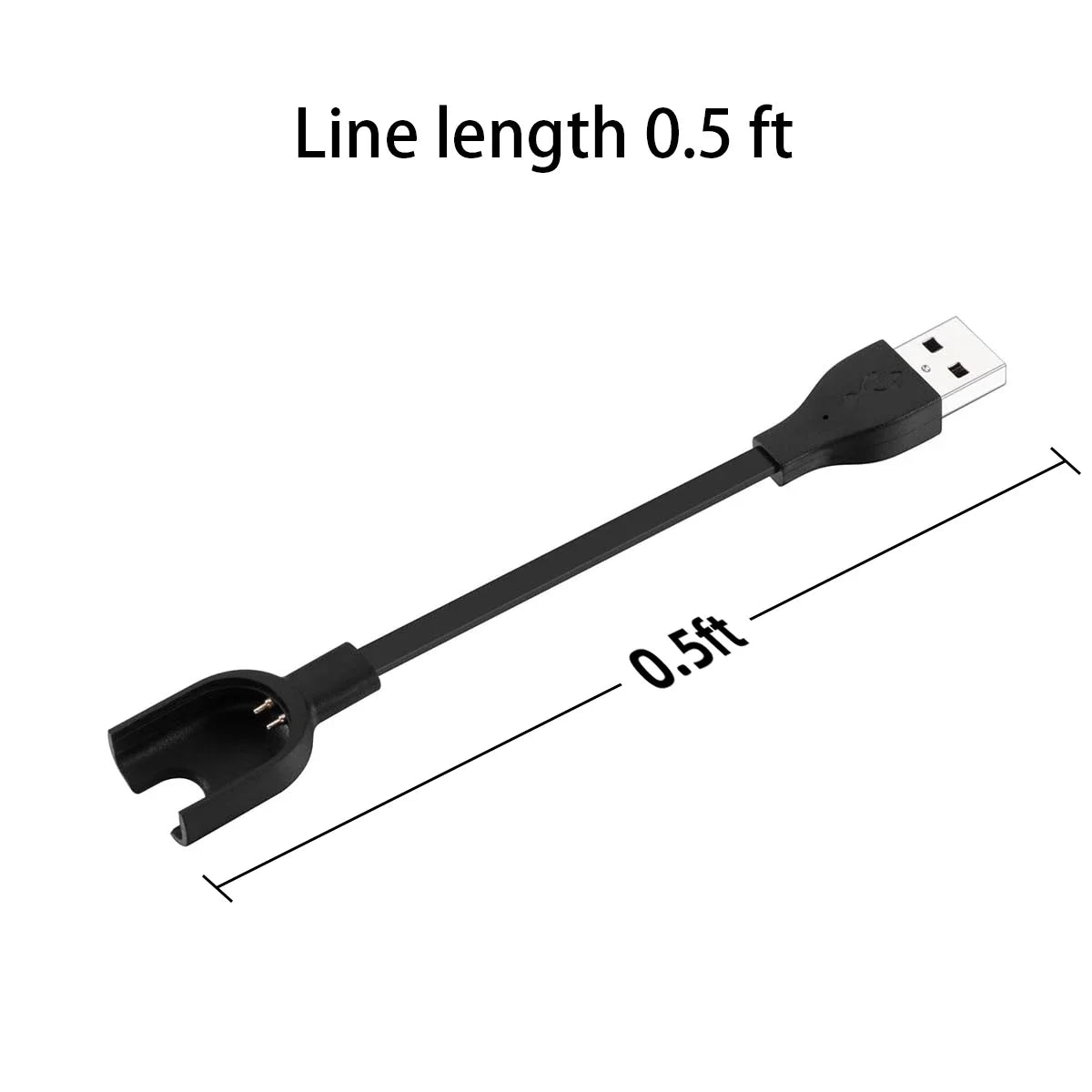 2 Pack for Mi Band 3 USB Smart Watch Charger Replacement Charger Cable Peaceful Pleasures Health and Wellness