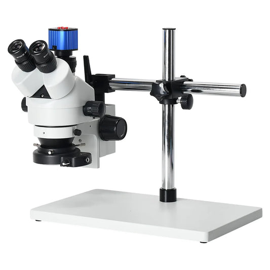 Dual Lens 7-45X Continuous Zoom Microscope for Mobile Phone Maintenance, Circuit Board Soldering Peaceful Pleasures Health and Wellness