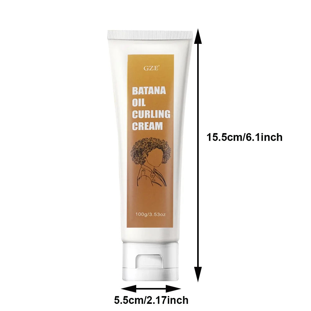 GZE Batana Oil Curling Cream – Curl Activator & Frizz Control