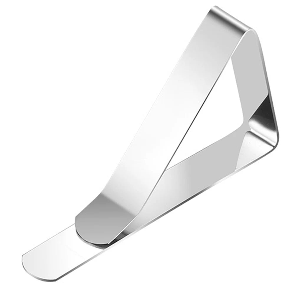 4/6/8Pcs Table Cloth Clips Stainless Steel Table Cloth Holding Clip Fits Up To 1.7” Thick Tables Windproof for Party Picnic BBQ Peaceful Pleasures Health and Wellness