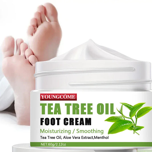 YOUNGCOME Tea Tree Oil Foot Cream – Cracked Heel Repair Foot Cream Oasis Select
