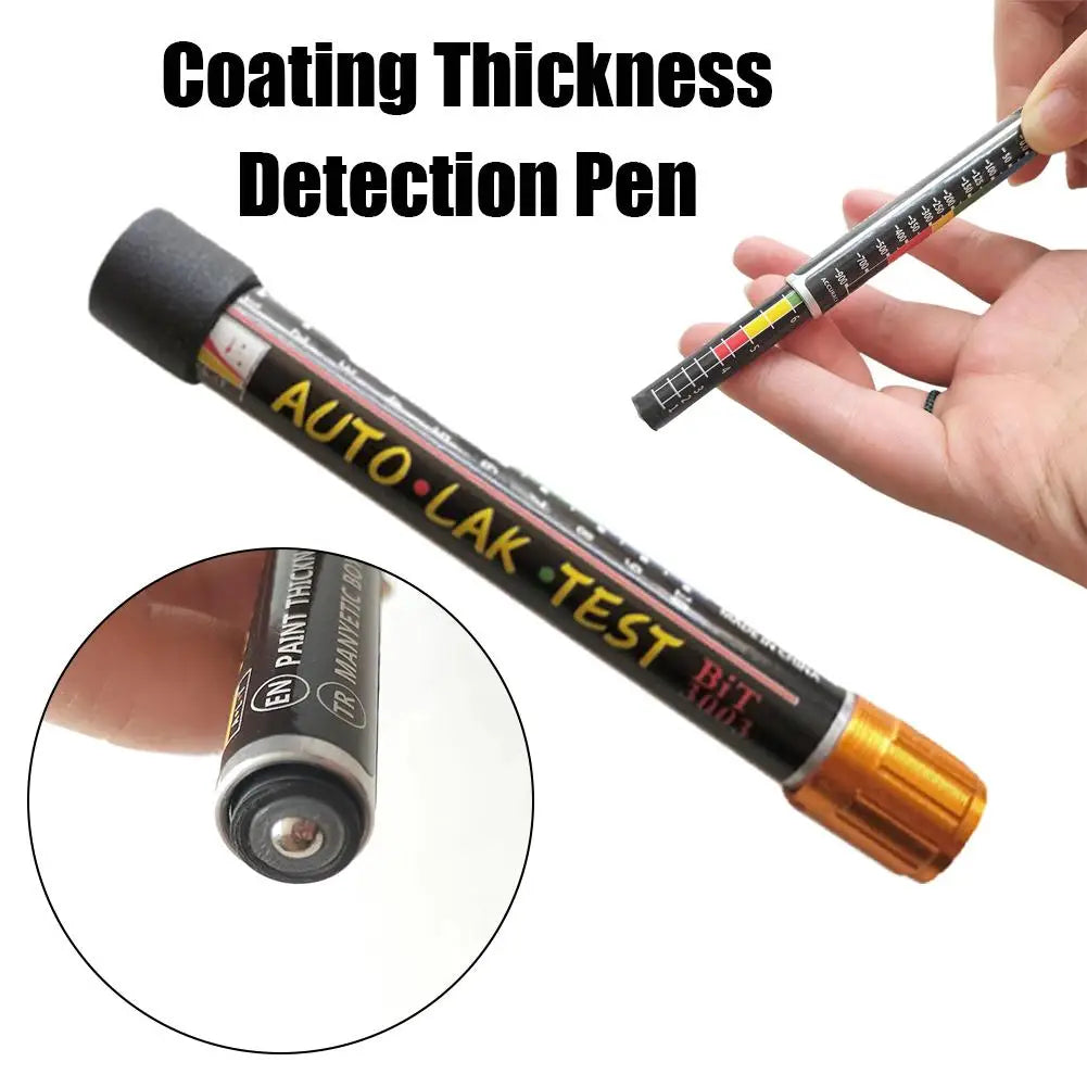 Car Paint Test Thickness Tester Meter Gauge Auto Paint Cars Paint Crash Check Test Paints Tester With Magnetic Tip Scale Gauge Peaceful Pleasures Health and Wellness