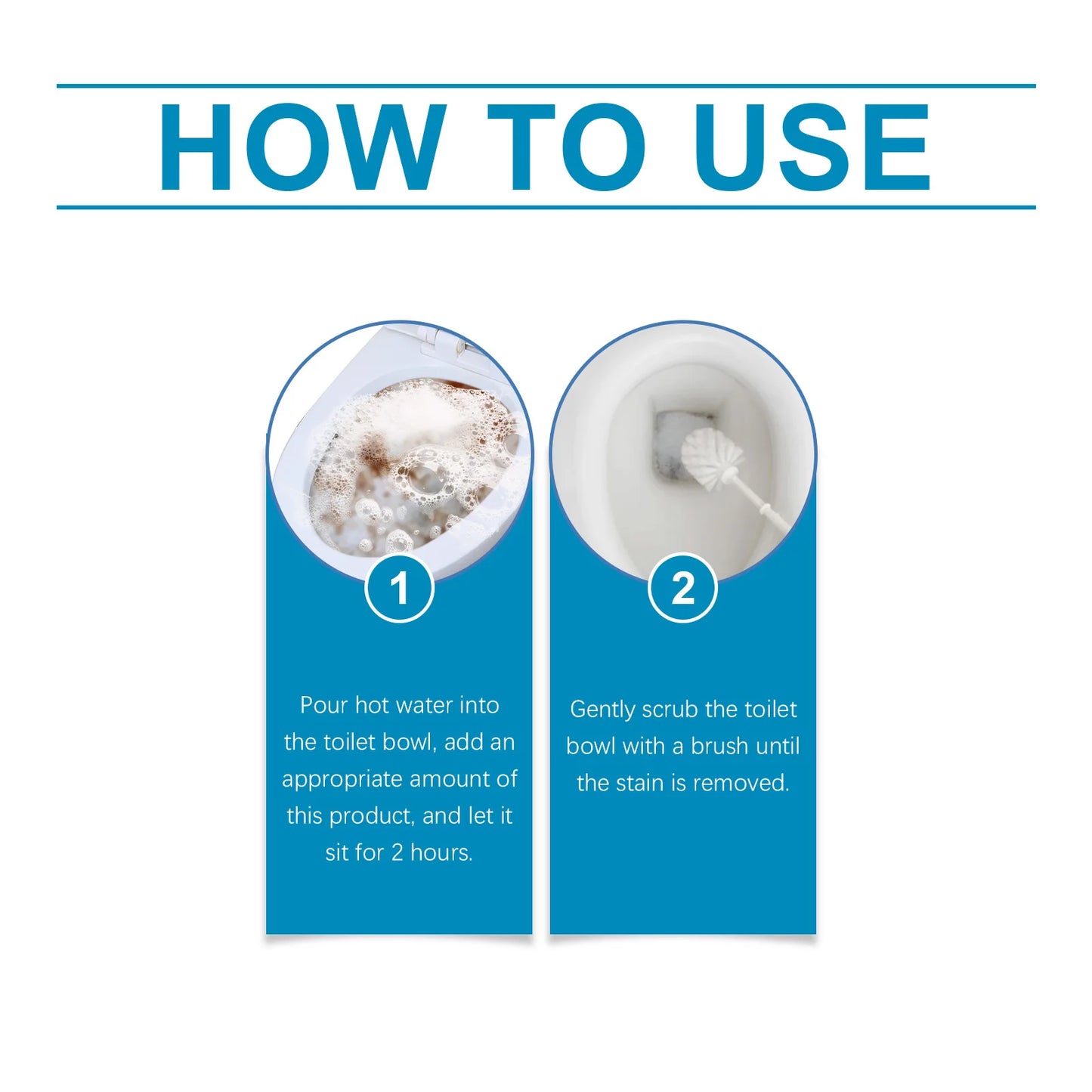 Jue-Fish 120g Toilet Cleaning Powder – Remove Stains & Odors