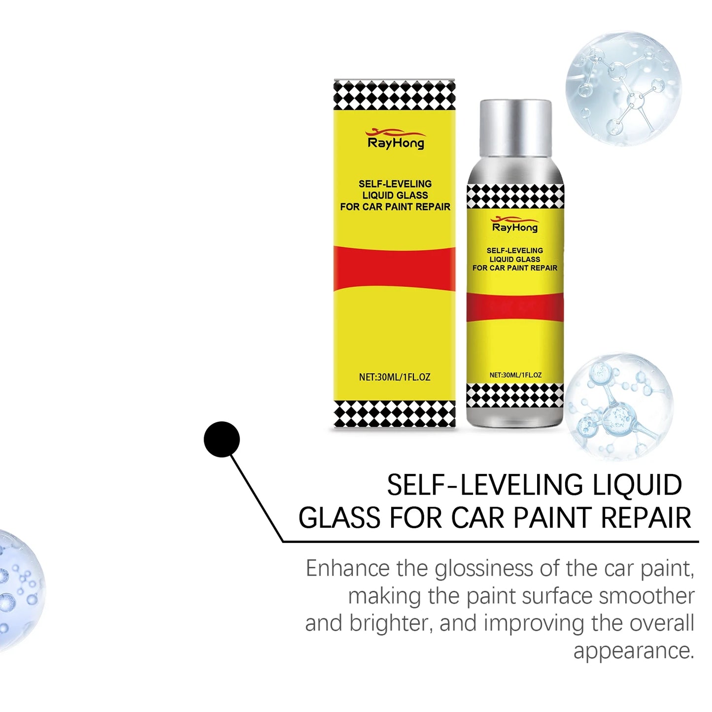 RayHong Car Paint Care Liquid | Polish, Restore & Protect