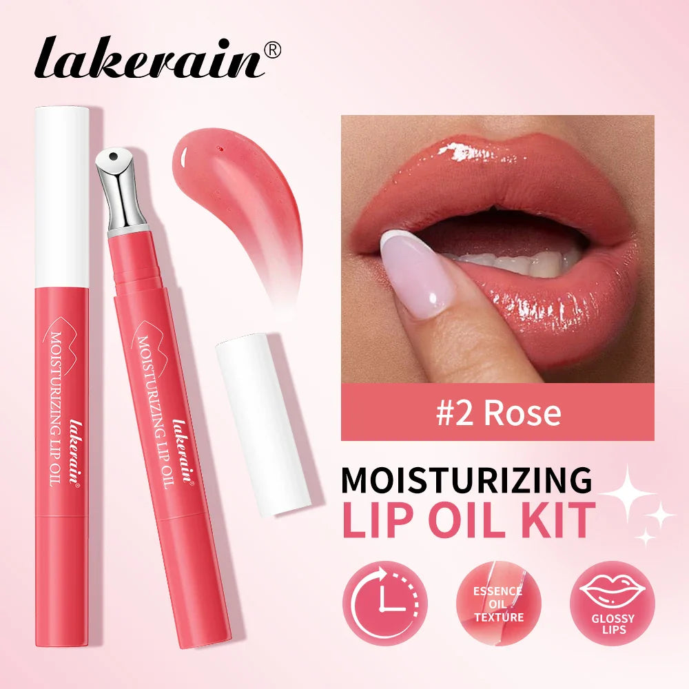 Lakerain Moisturizing Lip Oil – Hydrating Serum & Plumper
