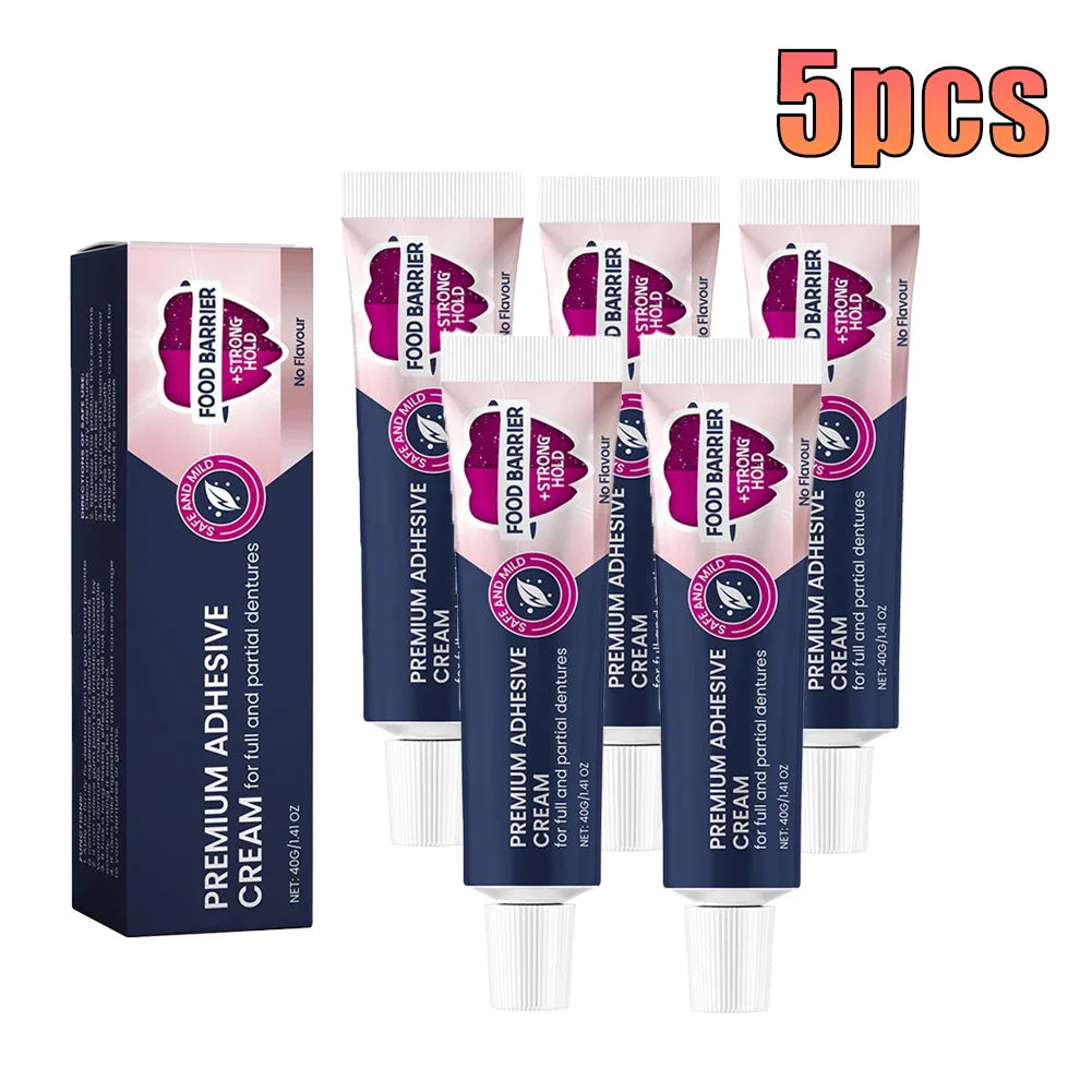 Strong Hold Denture Adhesive Cream – All-Day Secure Fit 40g