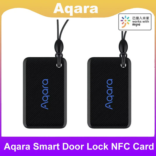 Aqara Smart Door Lock NFC Card Support Smart Door Lock N100 P100 A100 pro App Control EAL5+ Chip For Home Security NFC Card Peaceful Pleasures Health and Wellness