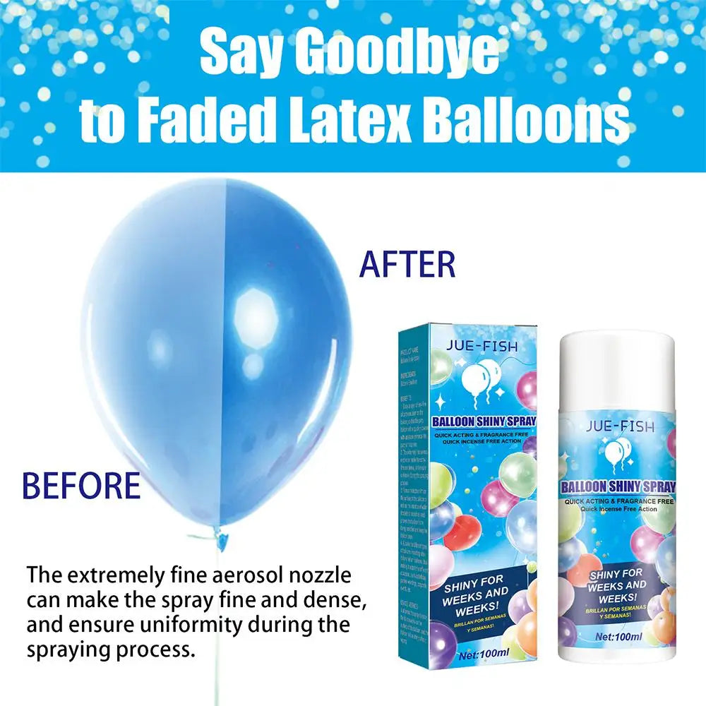 Balloon Shine Spray – High Gloss Polish for Latex & Foil Balloons
