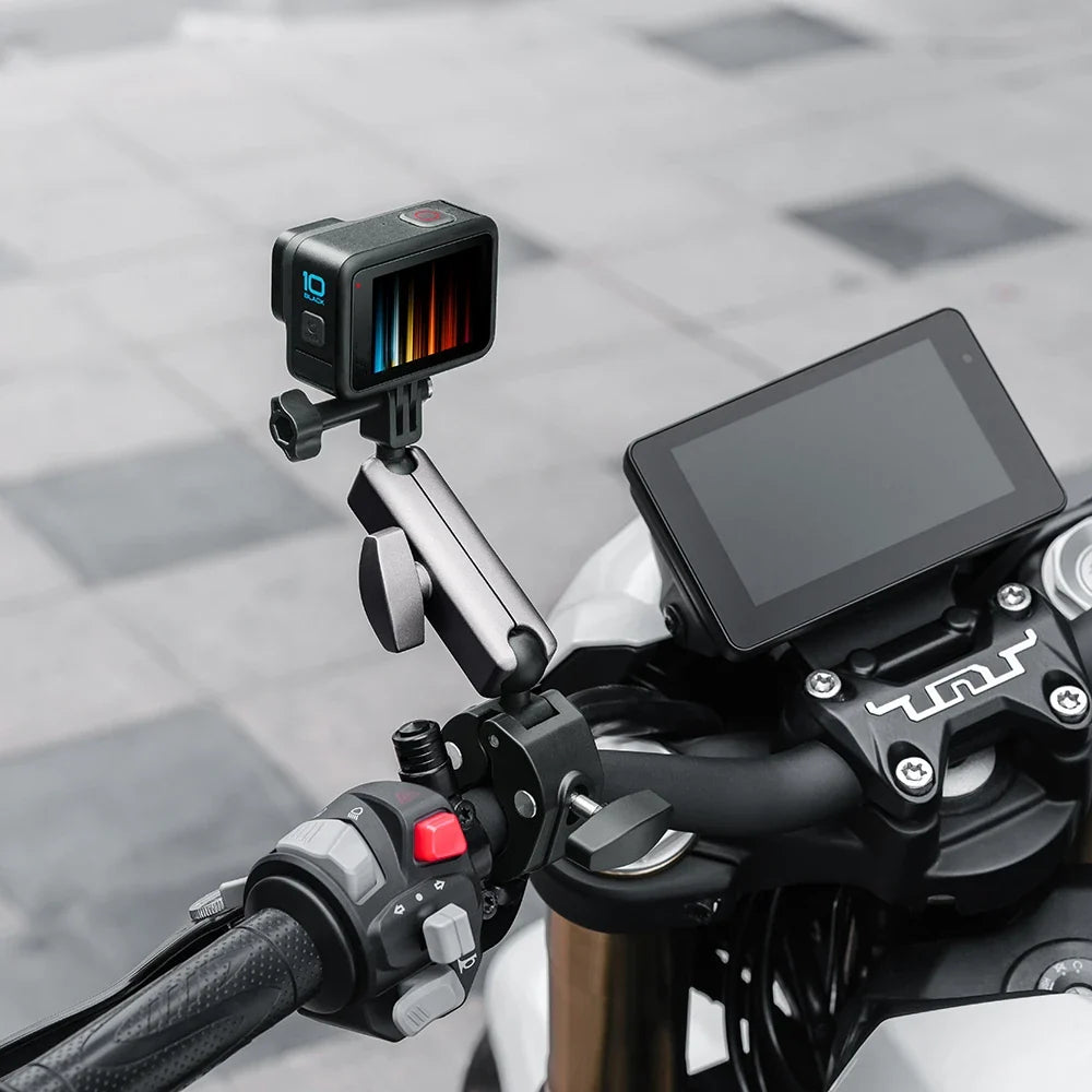 360° Aluminum Handlebar Mount for GoPro, Insta360 & DJI