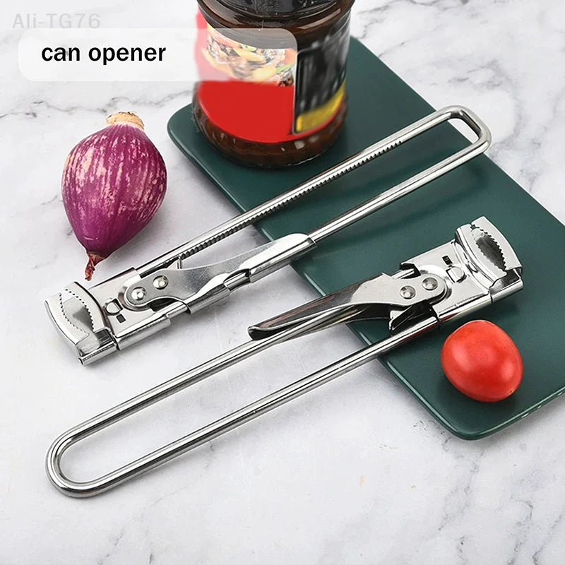 Adjustable Stainless Steel Multi-Function Can & Jar Opener