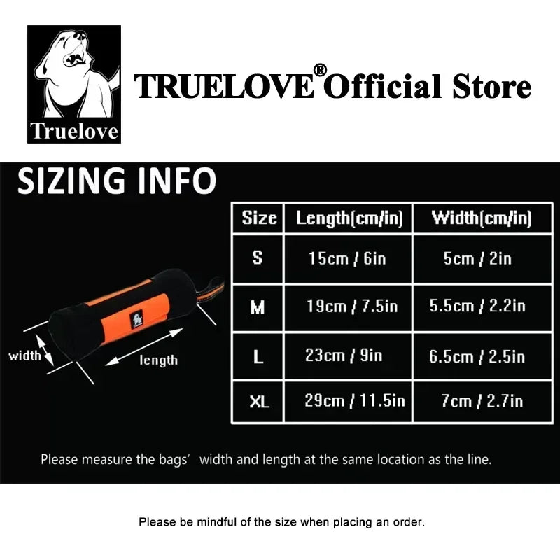 Truelove Dog Training Retriever Snack Bag Oxford Reusable with Zipper High Quality Durable Treat Pouch TLT1951 Peaceful Pleasures Health and Wellness