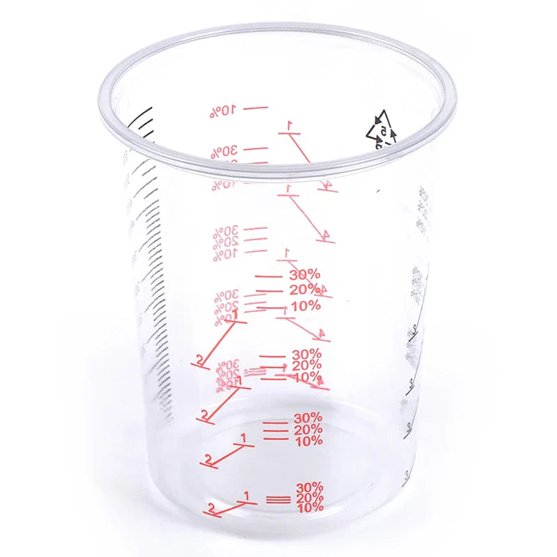 10-Pack 600ml Calibrated Paint Mixing Cups | 2:1 3:1 4:1 Ratios