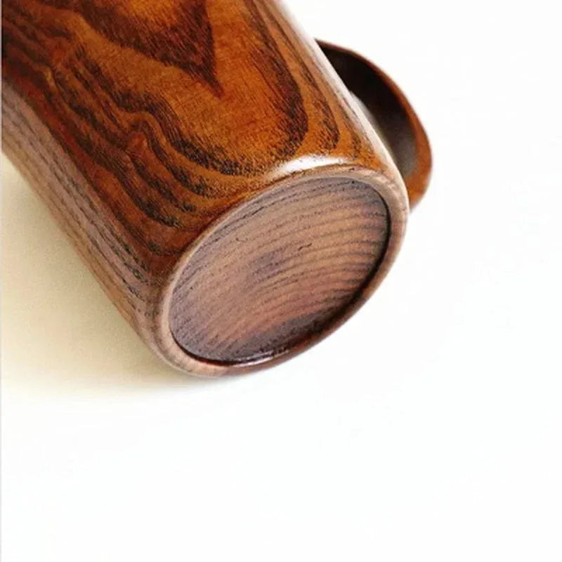 Handcrafted Jujube Wood Mug – Natural Wood Coffee, Beer & Tea Cup for Home, Camping & Gifting