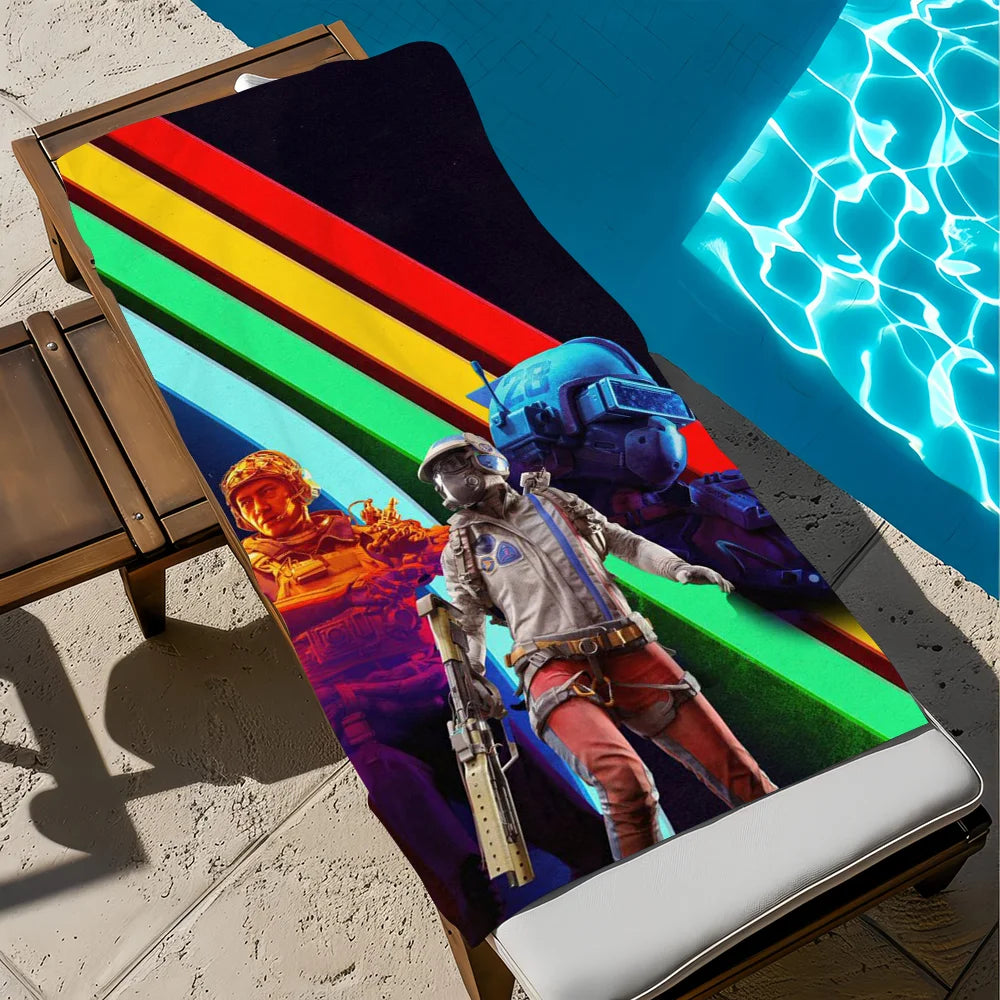 Quick-Dry Beach Towel – Soft Lightweight Sports & Travel Towel