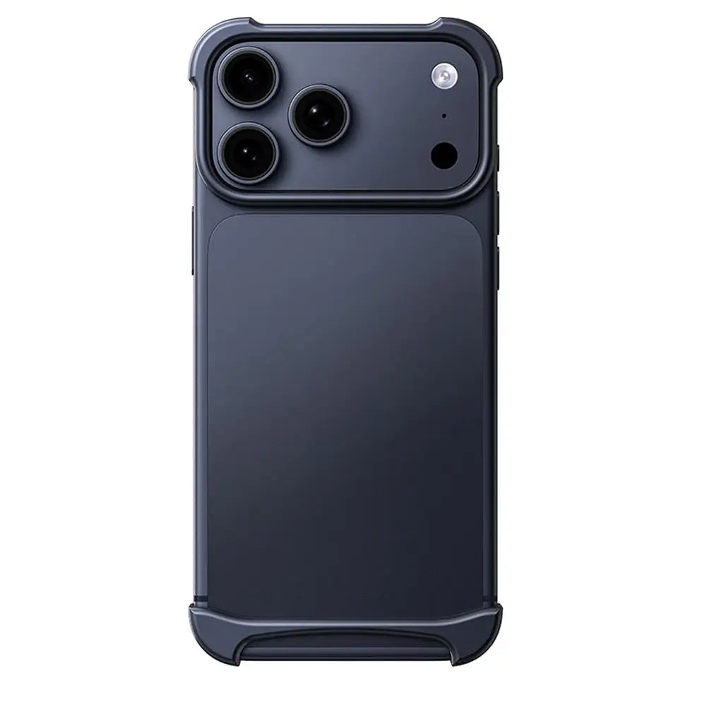 Active Touch Camera Button Matte Armor Case For IPhone 17 Air 17Pro Max Translucent Hybrid Shockproof Hard Phone Cover Peaceful Pleasures Health and Wellness Dark Blue