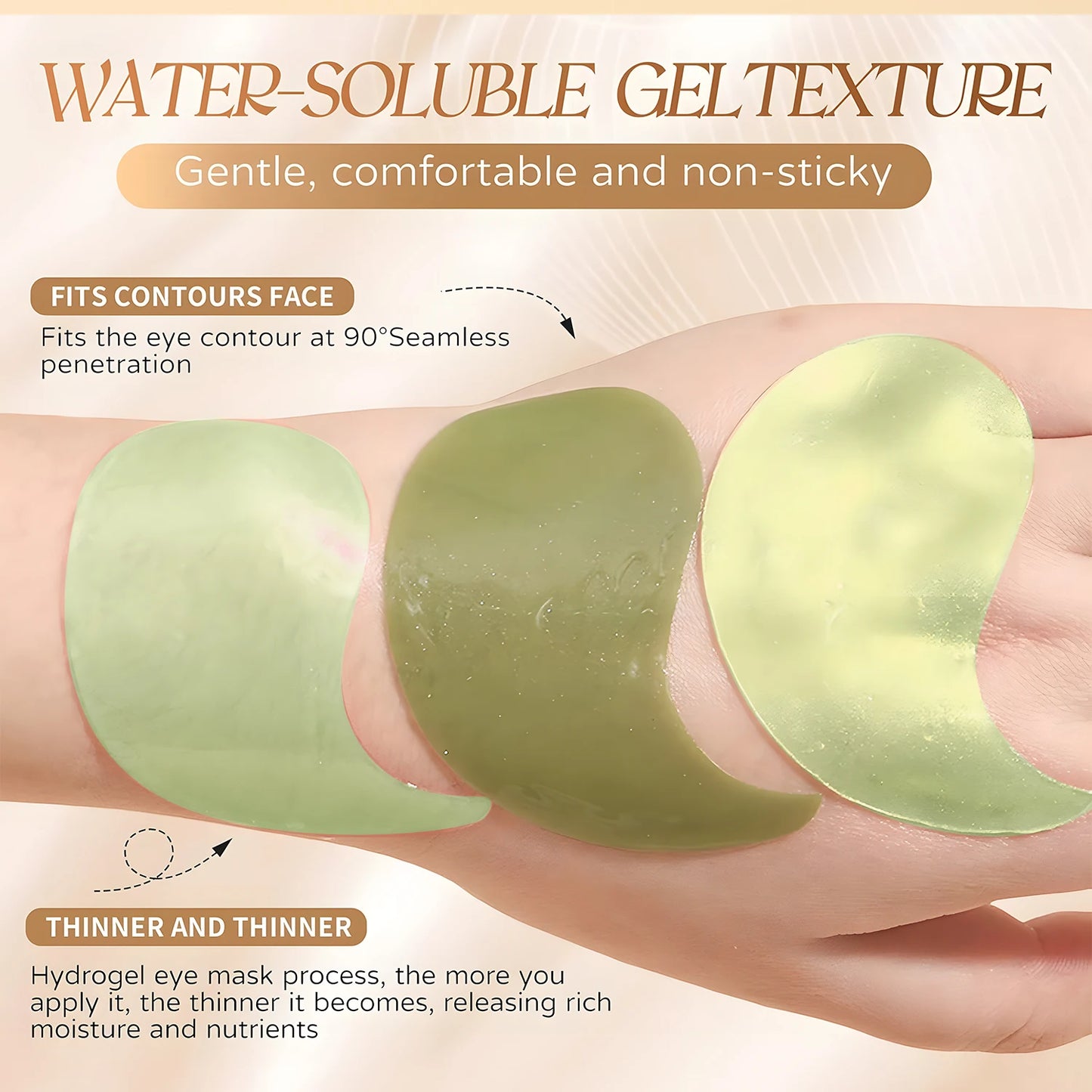 Seaweed Collagen Eye Mask 60 Pcs – Hydrating Firming Patches Eye Gel Patches Peaceful Pleasures Health and Wellness