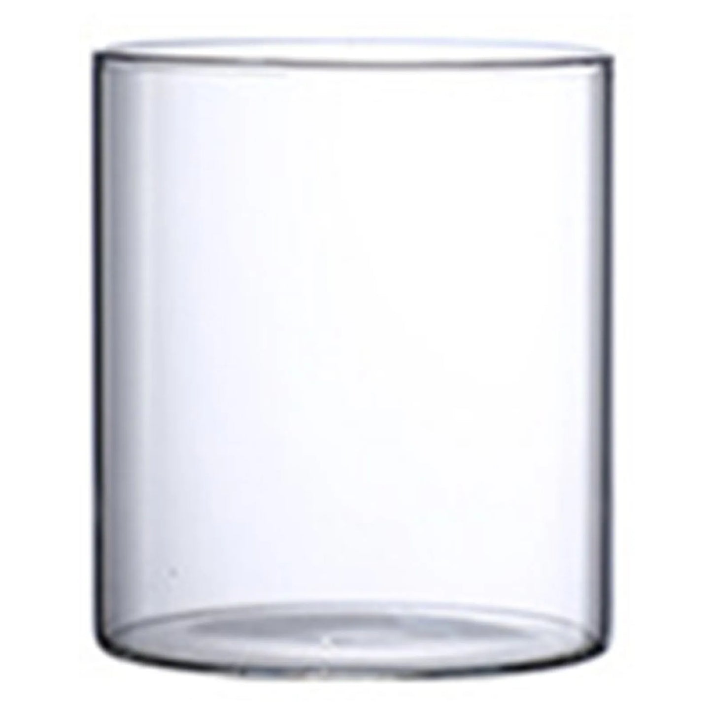 Hydroponic Flower Vase Modern Small Cylinder Flower Centerpiece Vases for Home Office Wedding Table Peaceful Pleasures Health and Wellness 8.5x10cm