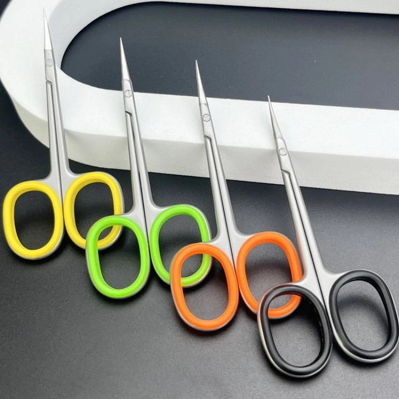 Russian Style Nail Art Dead Skin Scissors Stainless Steel Precision Nail Repair Professional Grade Nail Tools Eagle Beak Elbow Peaceful Pleasures Health and Wellness