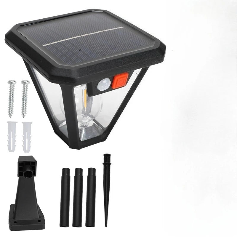 Solar LED Lawn Lamp – Dual-Use Garden & Wall Light
