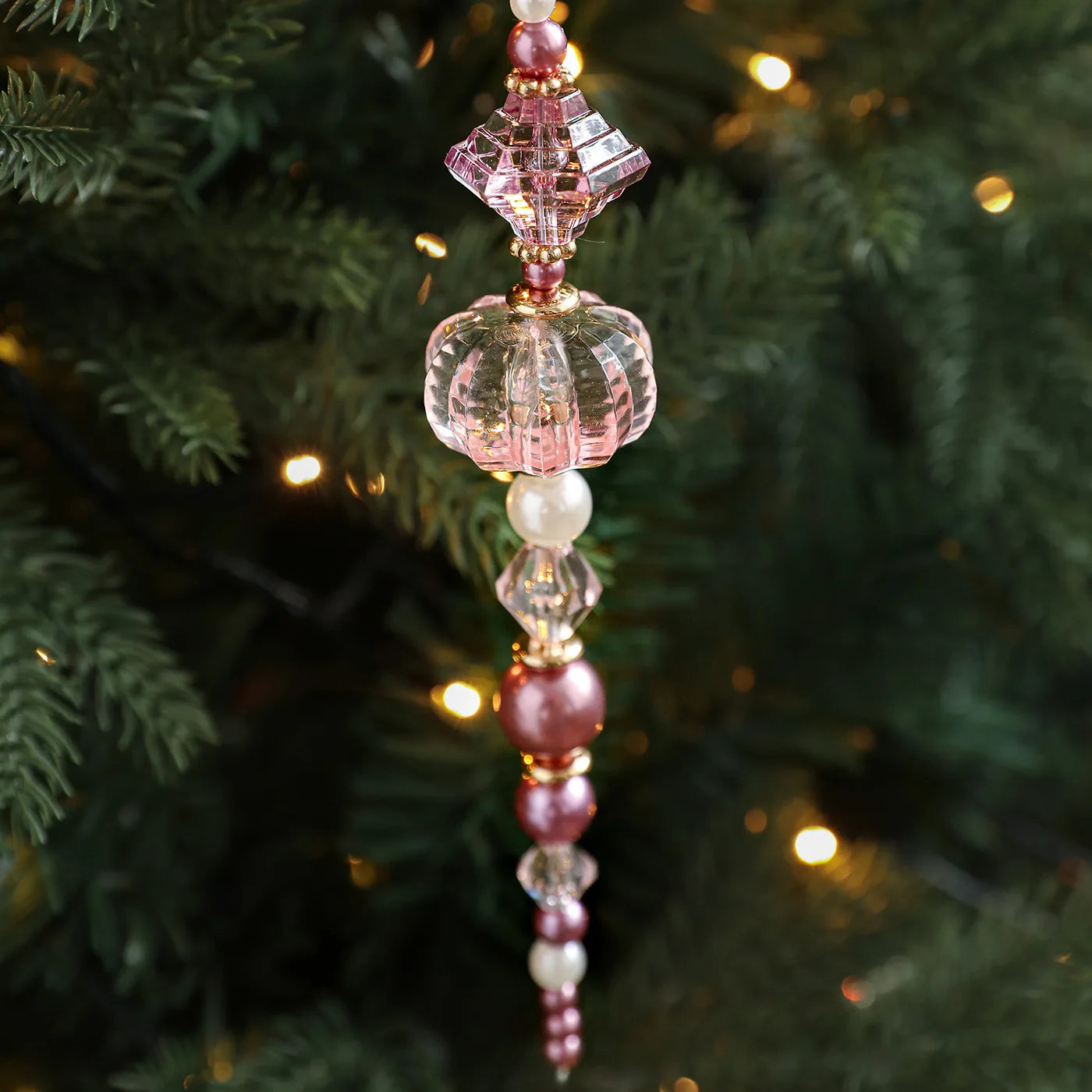Acrylic Crystal Christmas Tree Hanging Ornament Pendant