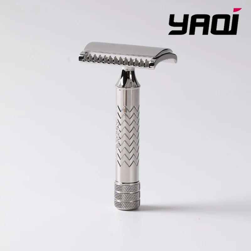 2026 Beard Shaver Mens Yaqi CASTOR Stainless Steel Safety Razor Peaceful Pleasures Health and Wellness