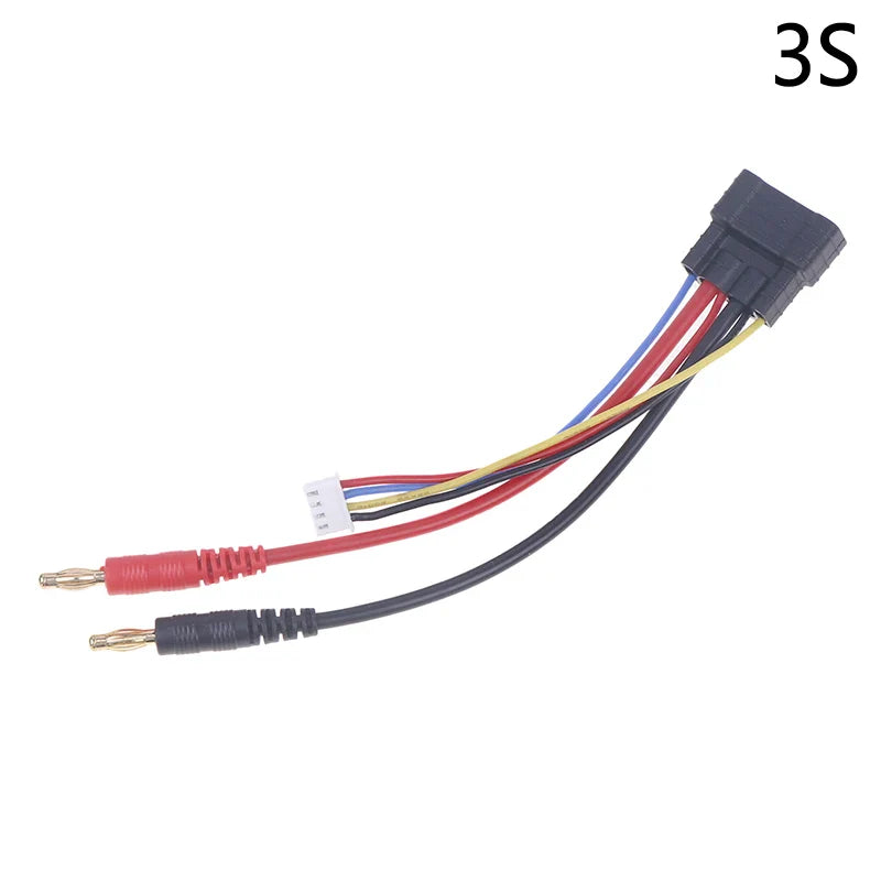 TRX ID Male Charger Lead 2S 3S 4S LiPo to 4mm Banana Plug Cable