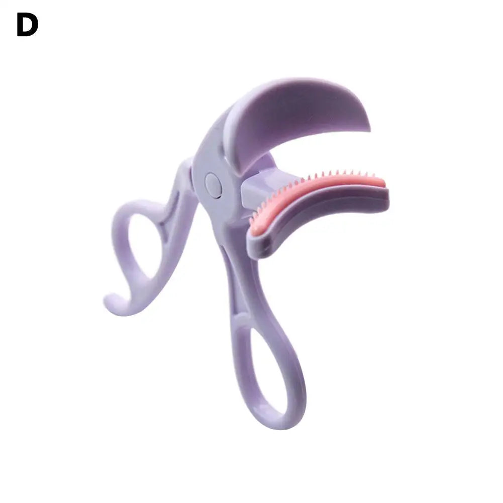 Dual-Type Eyelash Curler with Comb – Wide & Partial Clip
