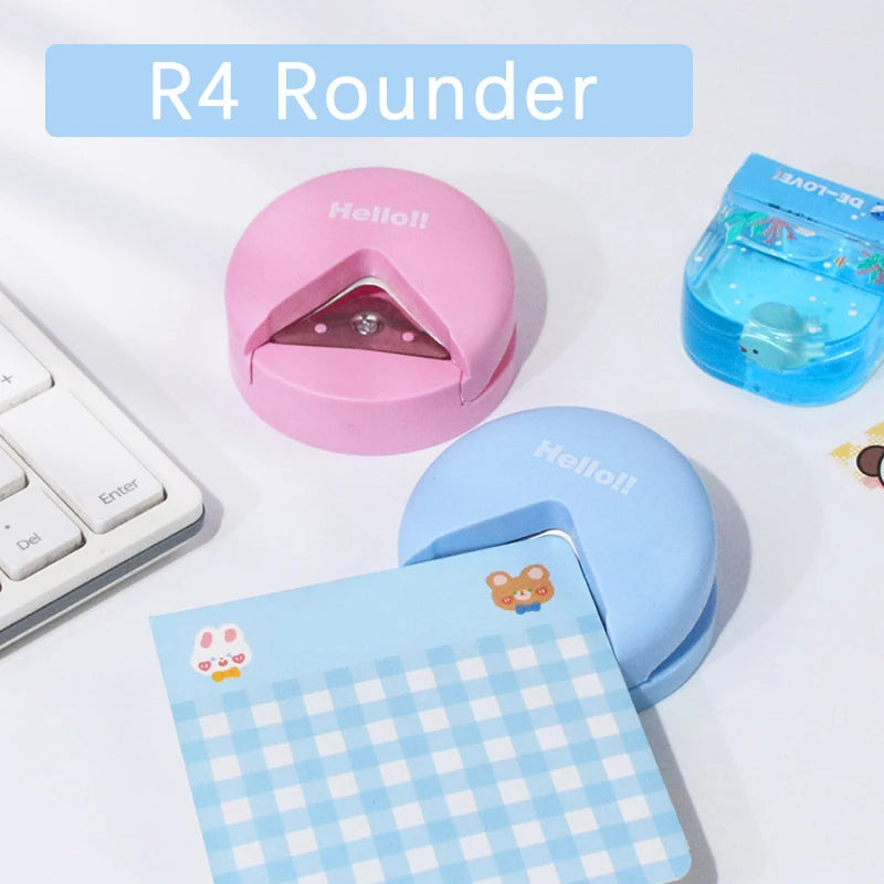 Radius Round Corner Punching Paper Hole Photo Cutting Machine R4