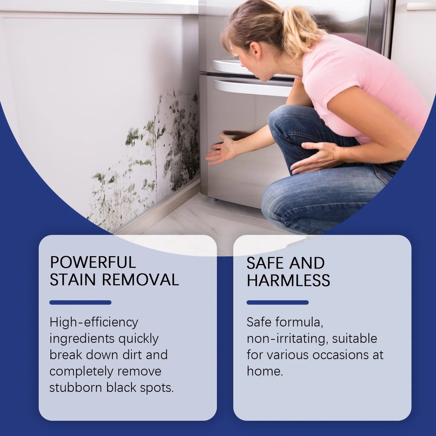 Mildew Removal Spray – Tiles, Bathtubs & Mould Cleaner 60ml